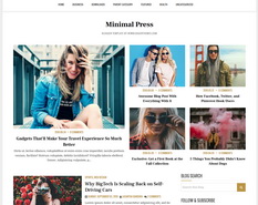 Minimal Press Blogger Template