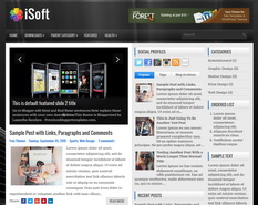 iSoft Blogger Template