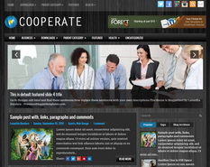 Cooperate Blogger Template