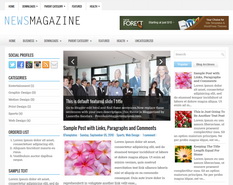 NewsMagazine Blogger Template