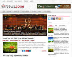 NewsZone Blogger Template
