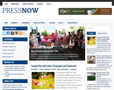 PressNow Blogger Template