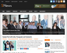 SNews Blogger Template