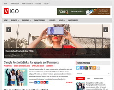 Vigo Blogger Template