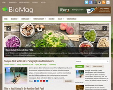 BioMag Blogger Template