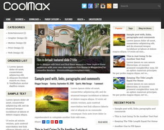 CoolMax Blogger Template