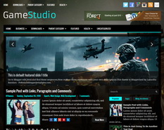 GameStudio Blogger Template