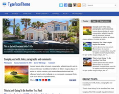 TypeFace Blogger Template