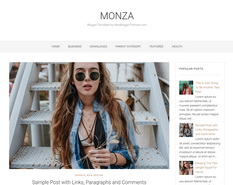 Monza Blogger Template