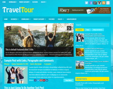 TravelTour Blogger Template