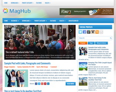 MagHub Blogger Template