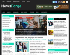 NewsForge Blogger Template