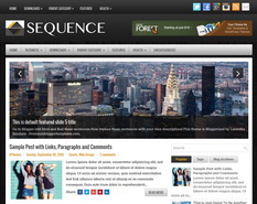 Sequence Blogger Template