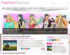 FashionGlamour Blogger Template