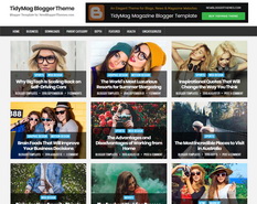 TidyMag Blogger Template