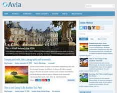 Avia Blogger Template