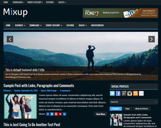 Mixup Blogger Template