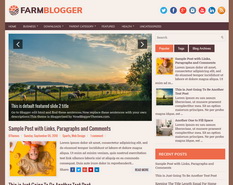 FarmBlogger Blogger Template