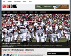 EndZone Blogger Template