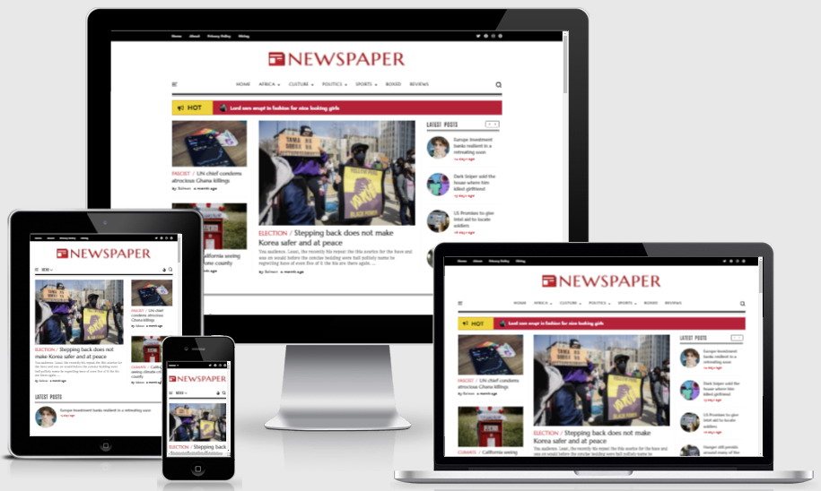 Newspaper Blogger Template