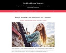 TinyBlog Blogger Template